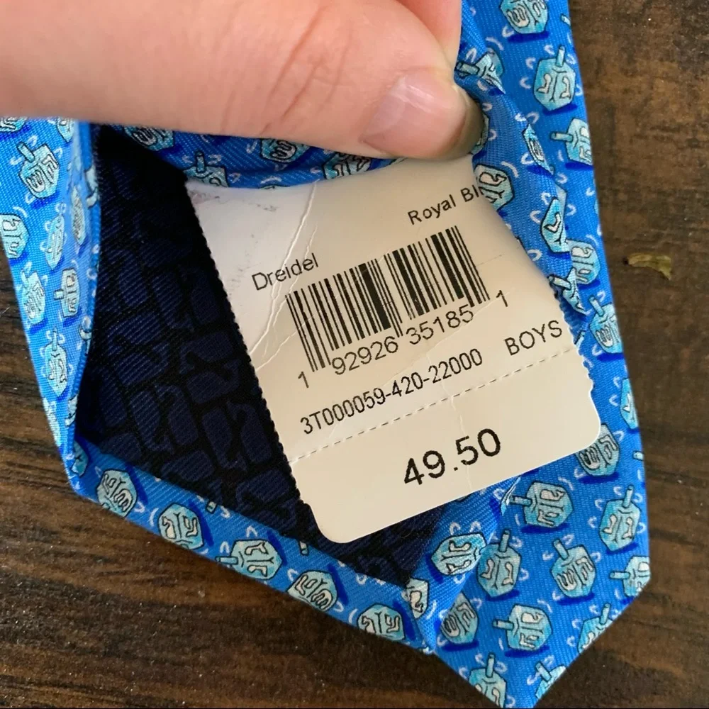 Vineyard Vines | New Dreidel Boys Blue Tie